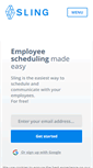 Mobile Screenshot of getsling.com